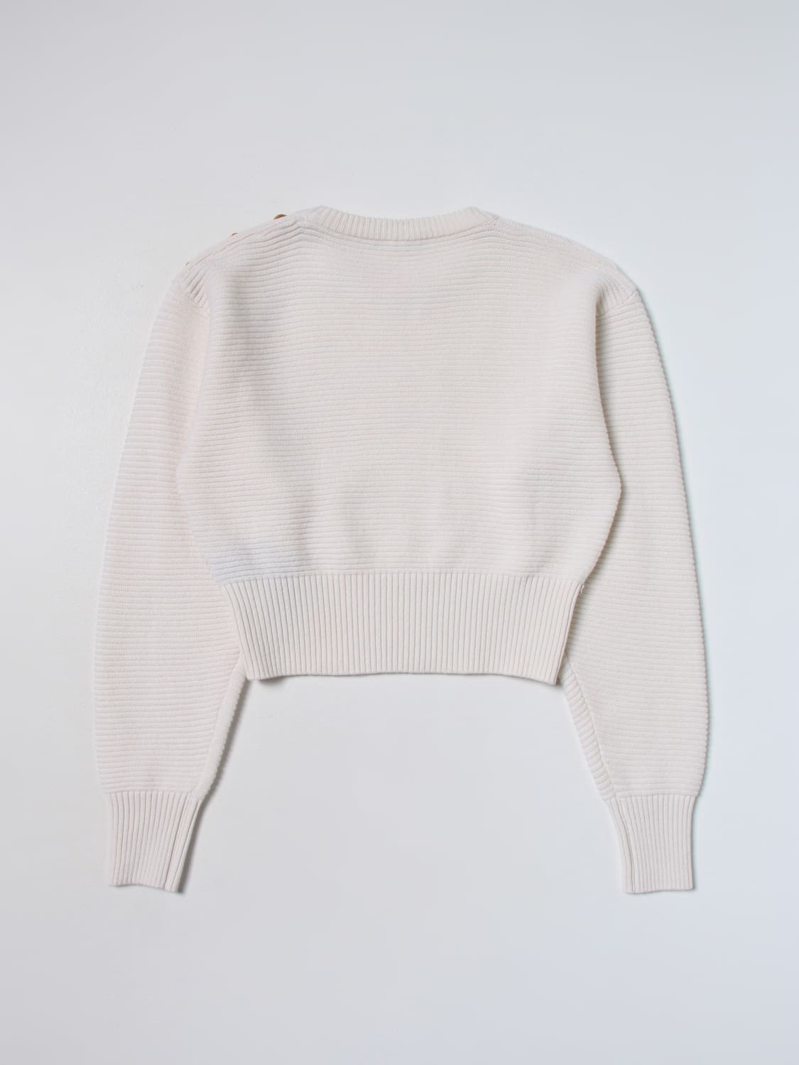 BALMAIN SWEATER: Sweater kids Balmain Kids, Yellow Cream - Img 2