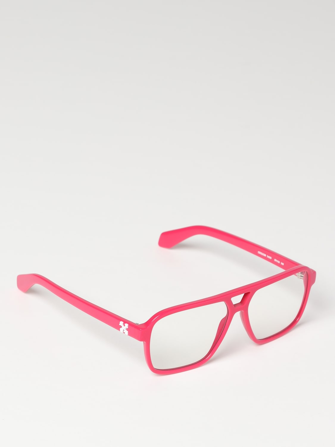 OFF-WHITE OPTICAL FRAMES: Off-White acetate eyeglasses, Cherry - Img 1