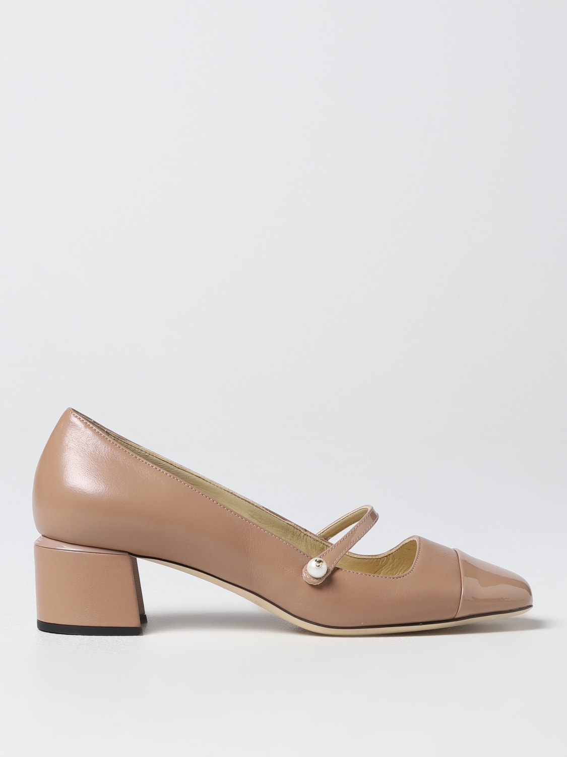 JIMMY CHOO HIGH HEEL SHOES: Jimmy Choo Elisa pumps in nappa, Pink - Img 1