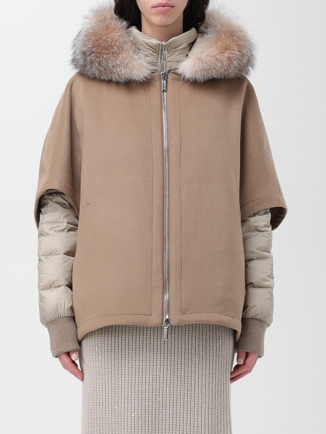 MOORER CHAQUETA: Chaqueta mujer Moorer, Marrón - Img 1