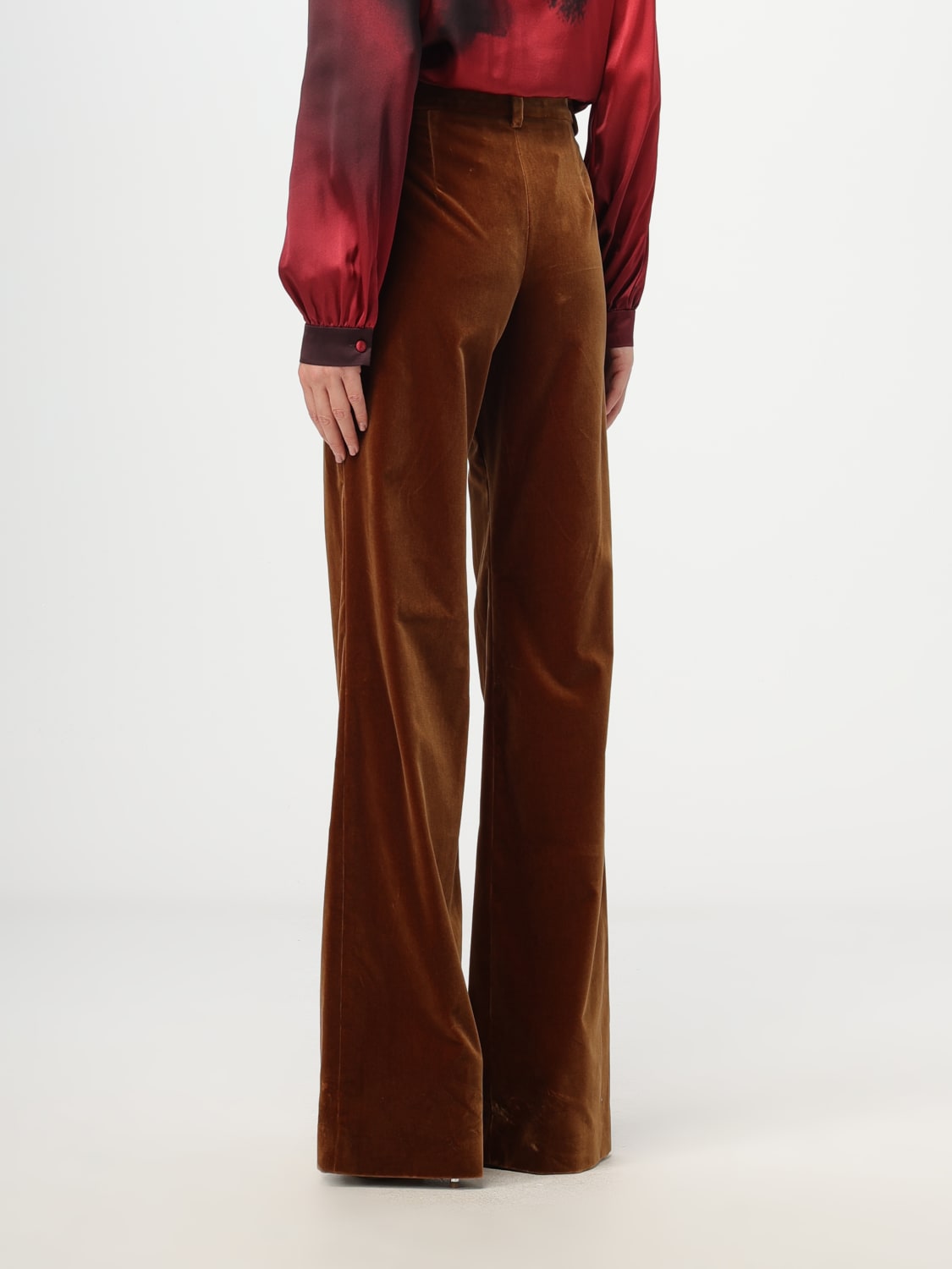 ALBERTA FERRETTI PANTS: Pants woman Alberta Ferretti, Brown - Img 3