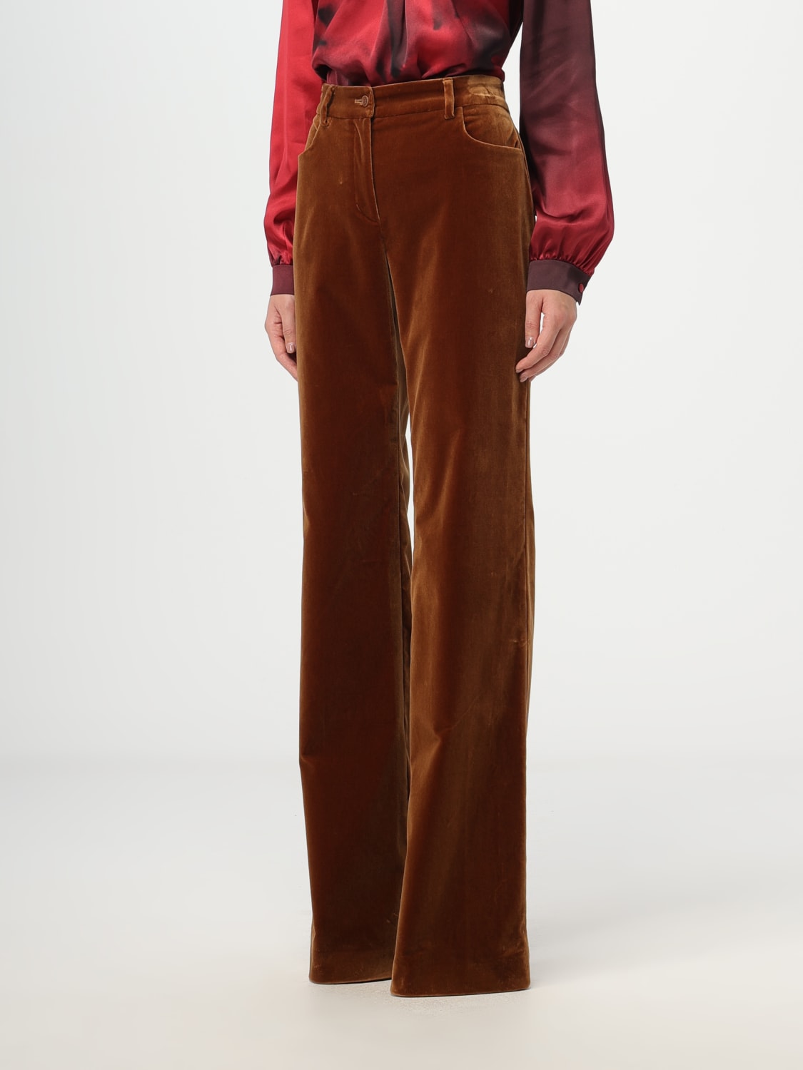 ALBERTA FERRETTI PANTS: Pants woman Alberta Ferretti, Brown - Img 4