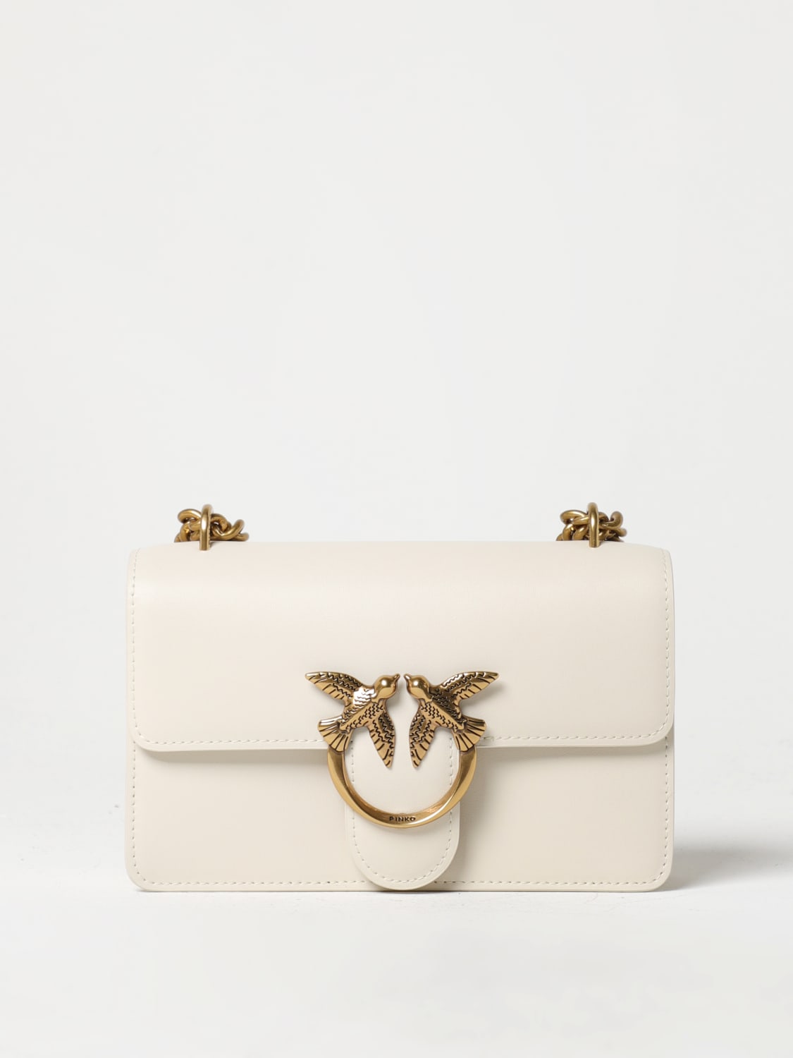 PINKO MINI BAG: Shoulder bag woman Pinko, White - Img 1