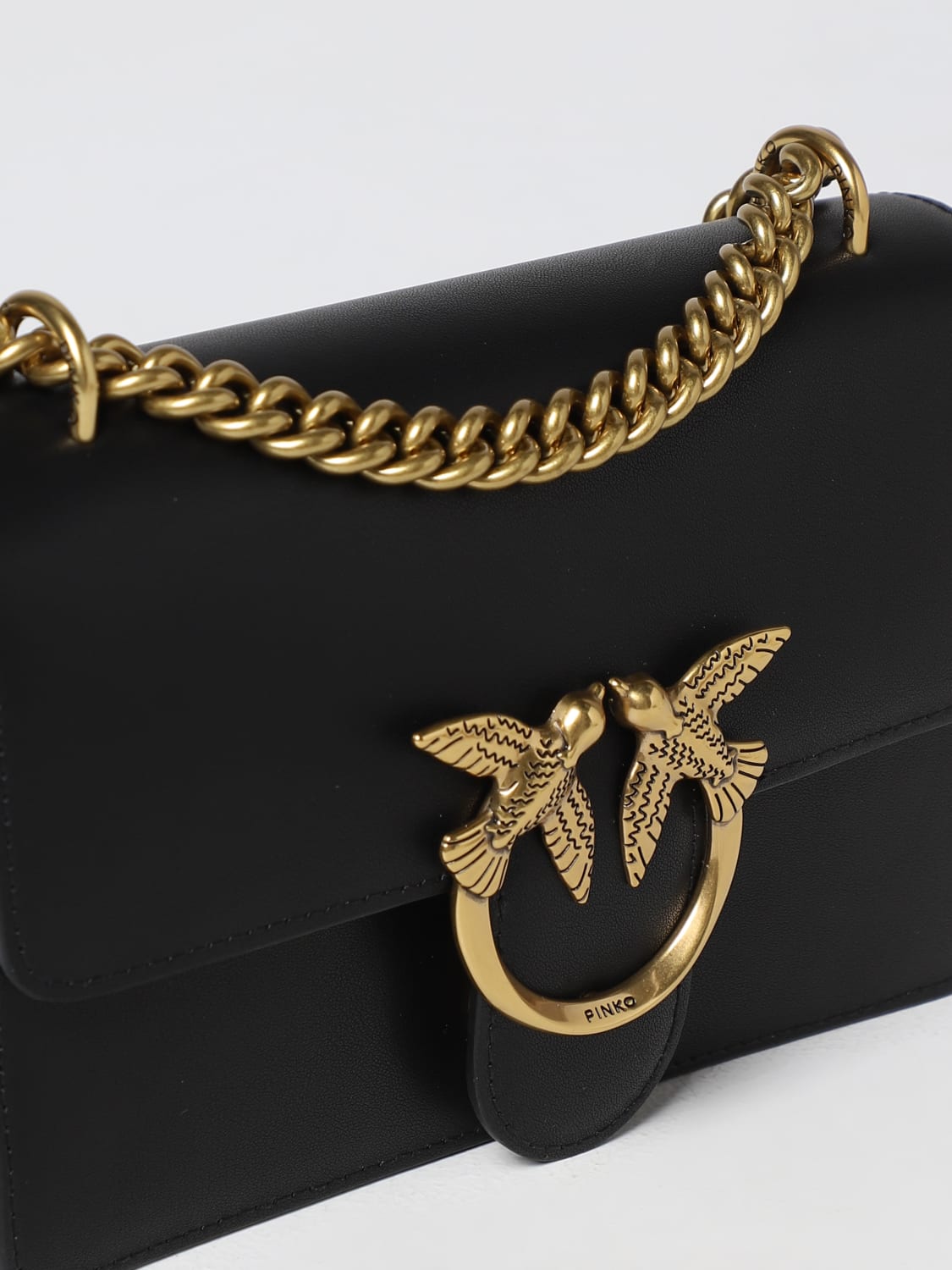 PINKO MINITASCHE: Schultertasche damen Pinko, Schwarz - Img 3