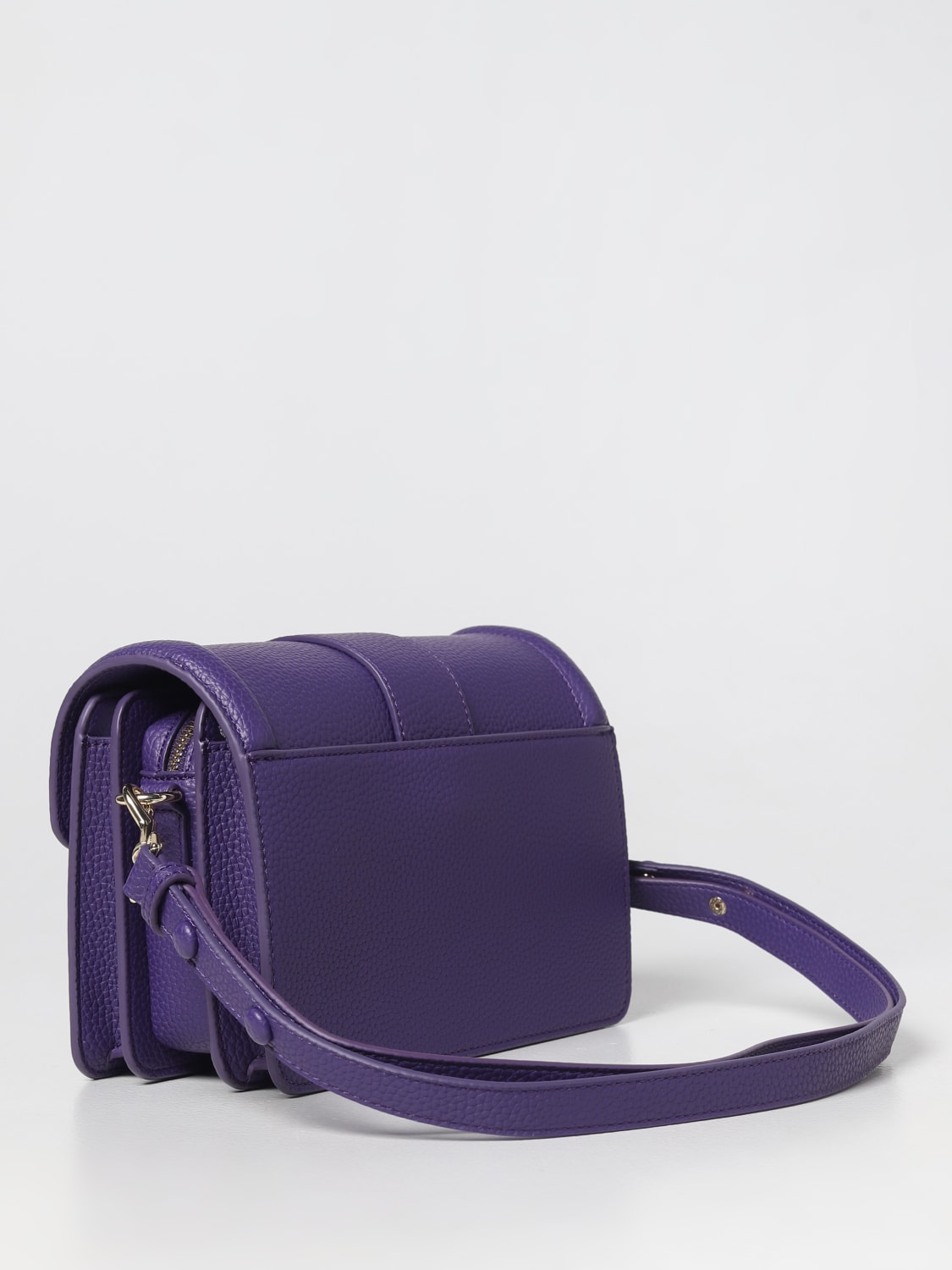 VERSACE JEANS COUTURE CROSSBODY BAGS: Versace Jeans Couture bag in grained synthetic leather, Violet - Img 2