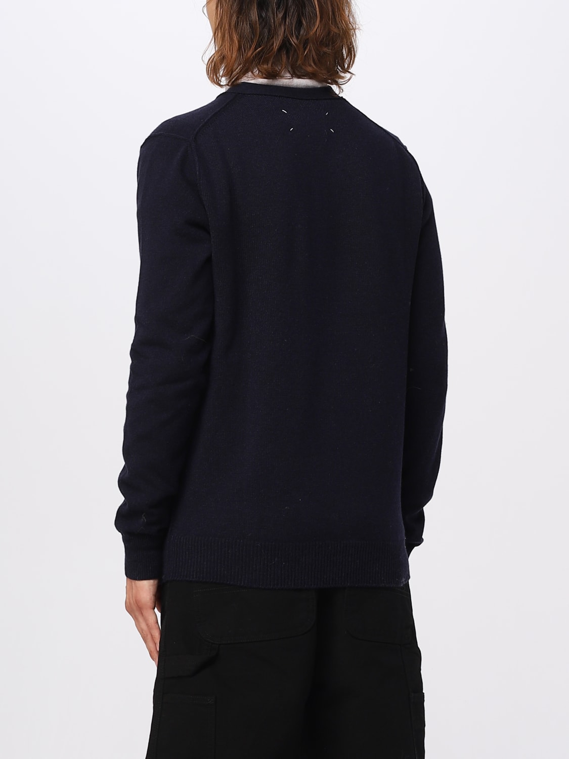 MAISON MARGIELA CARDIGAN: Cardigan homme Maison Margiela, Bleu - Img 3