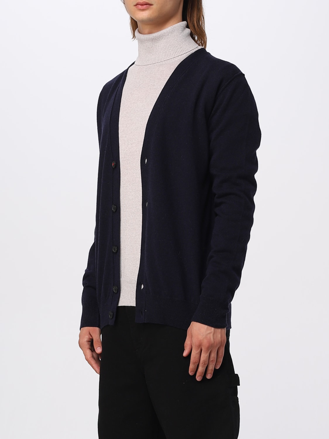 MAISON MARGIELA CARDIGAN: Cardigan homme Maison Margiela, Bleu - Img 4