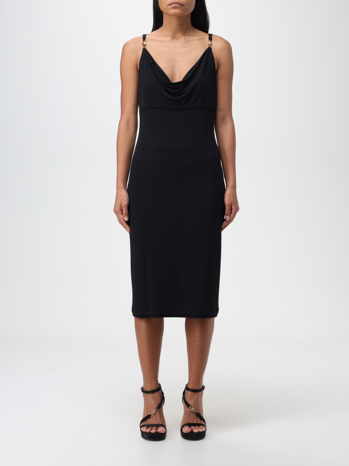 VERSACE KLEID: Kleid damen Versace, Schwarz - Img 1