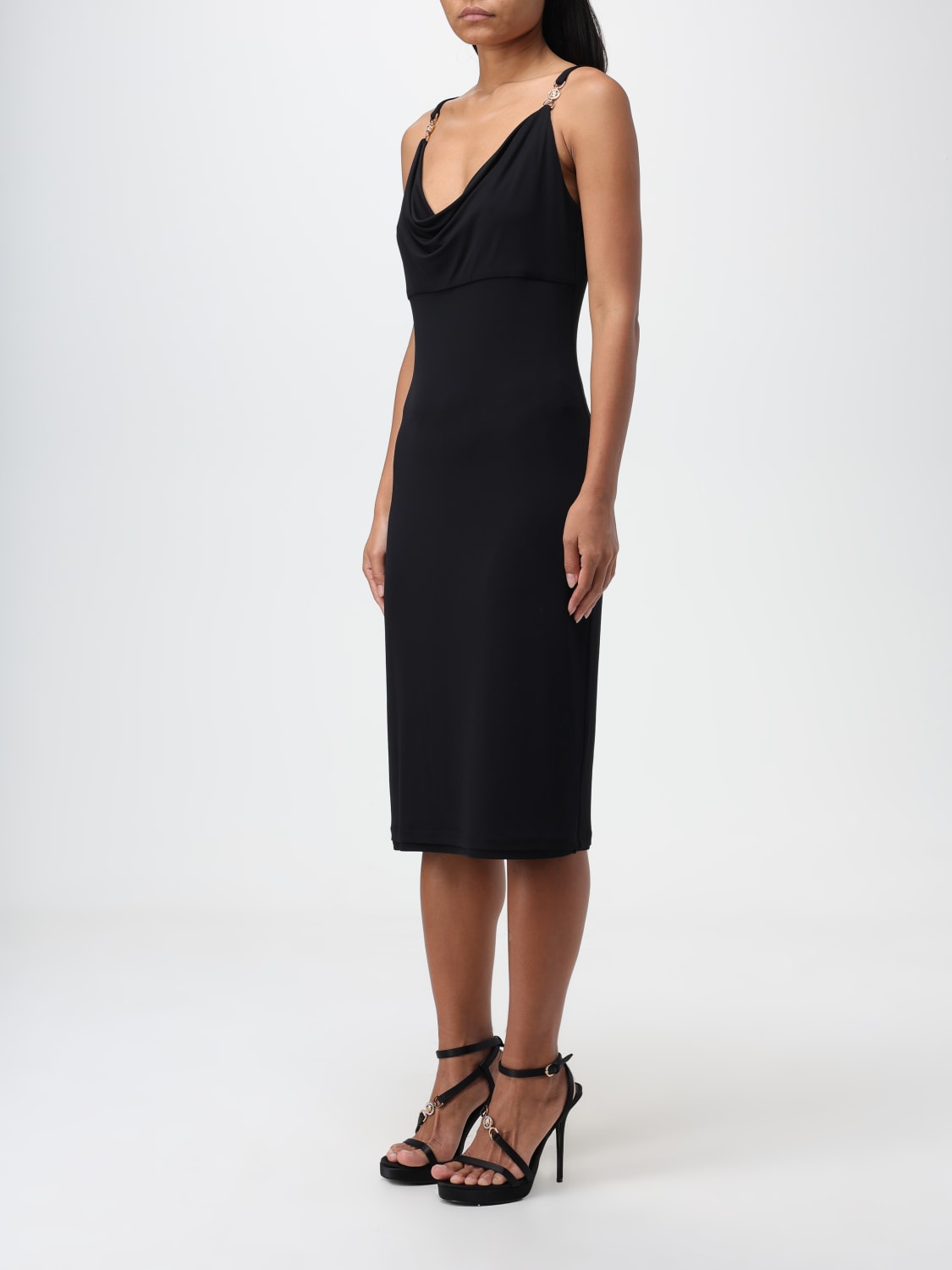 VERSACE KLEID: Kleid damen Versace, Schwarz - Img 3