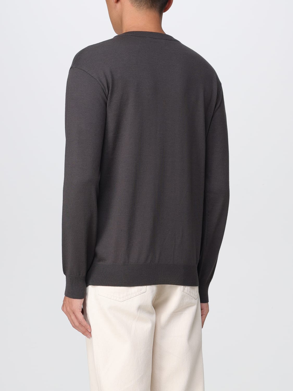 MOSCHINO COUTURE SWEATER: Moschino Couture sweater in wool, Charcoal - Img 2