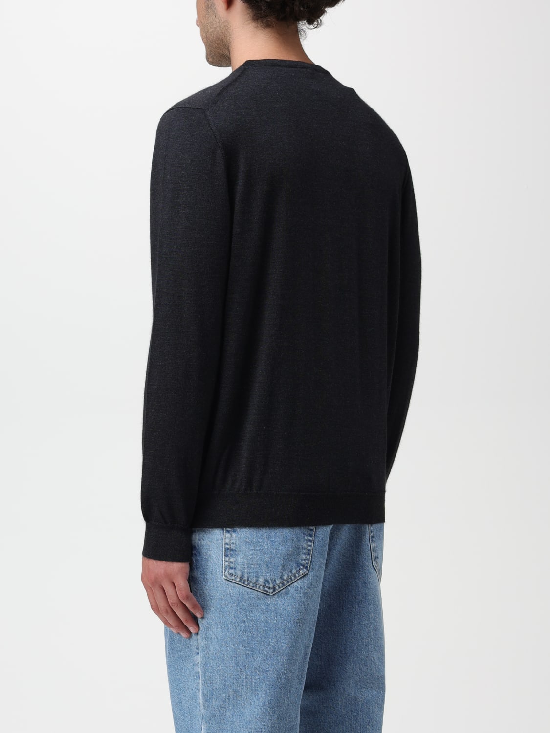 KITON PULLOVER: Pullover herren Kiton, Schwarz - Img 2