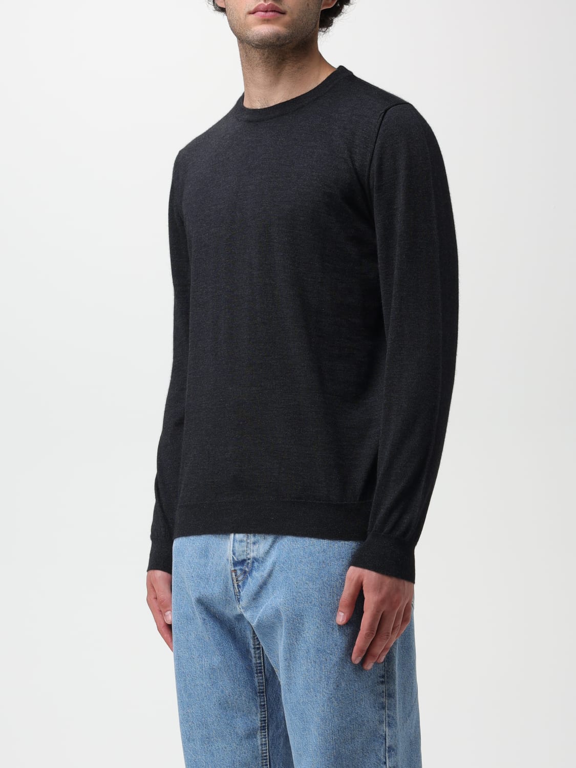 KITON PULLOVER: Pullover herren Kiton, Schwarz - Img 3