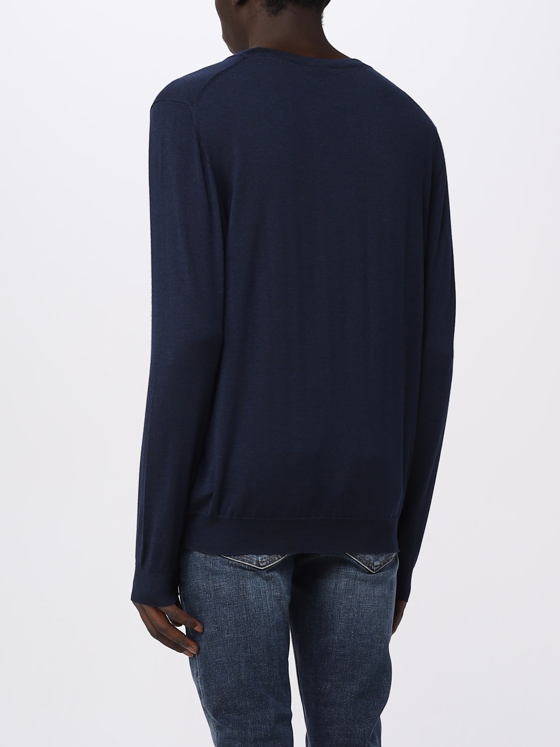 KITON SWEATER: Sweater men Kiton, Blue - Img 3