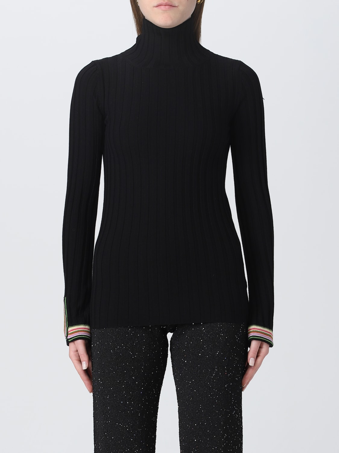 ETRO SWEATER: Etro wool sweater, Black - Img 1