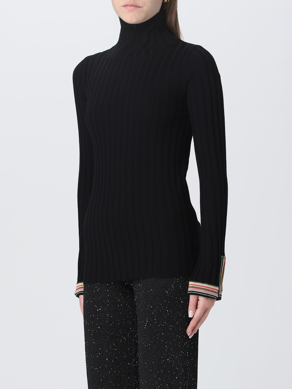 ETRO SWEATER: Etro wool sweater, Black - Img 4