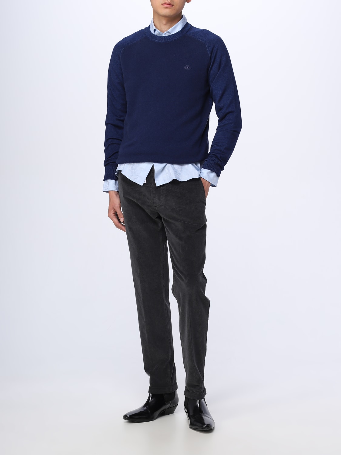 ETRO PULLOVER: Pullover herren Etro, Blau - Img 2