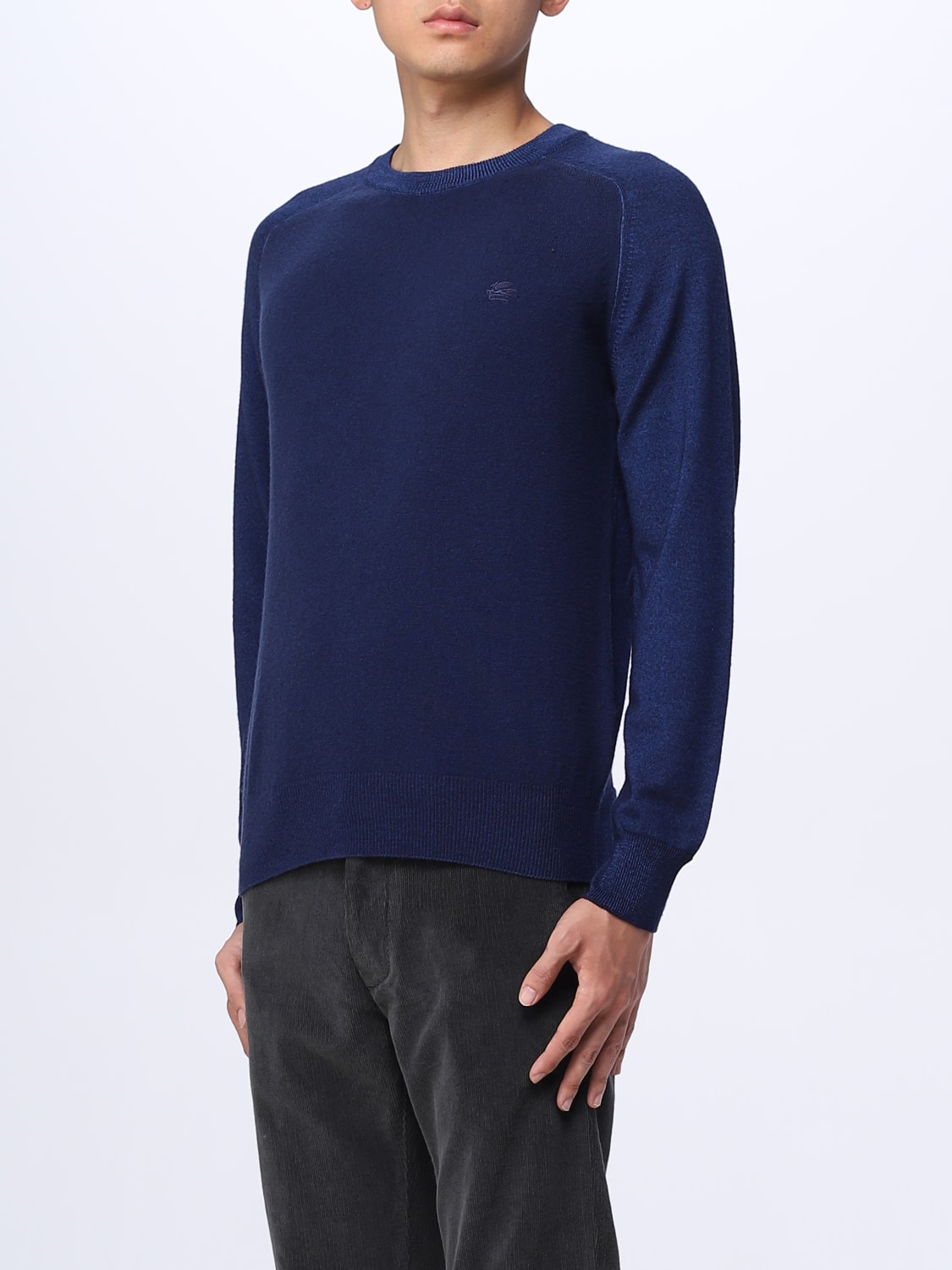 ETRO PULLOVER: Pullover herren Etro, Blau - Img 4