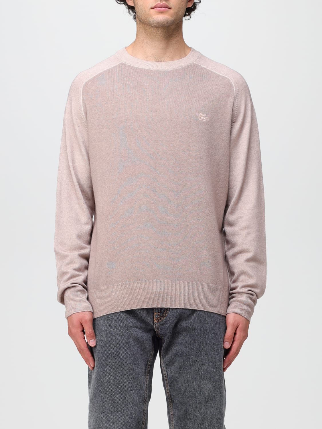 Etro Wool Sweater Beige Etro Sweater 1n9339294 Online At Giglio