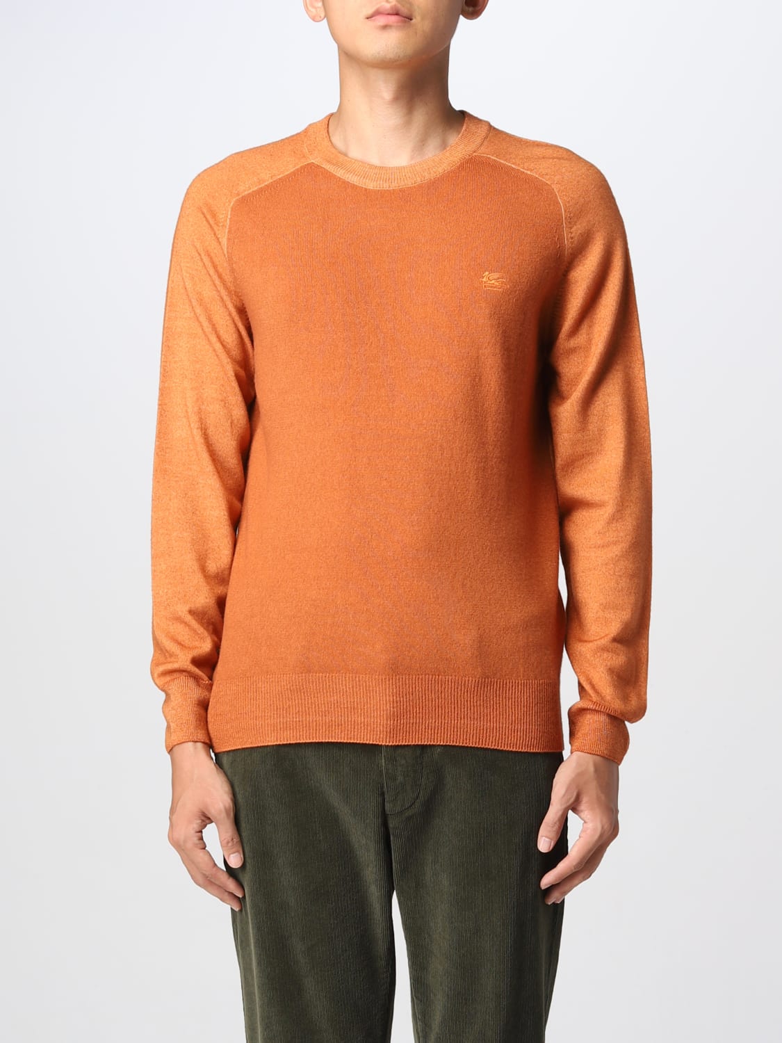 Etro Outlet Wool Sweater Rust Etro Sweater 1n9339294 Online At Giglio