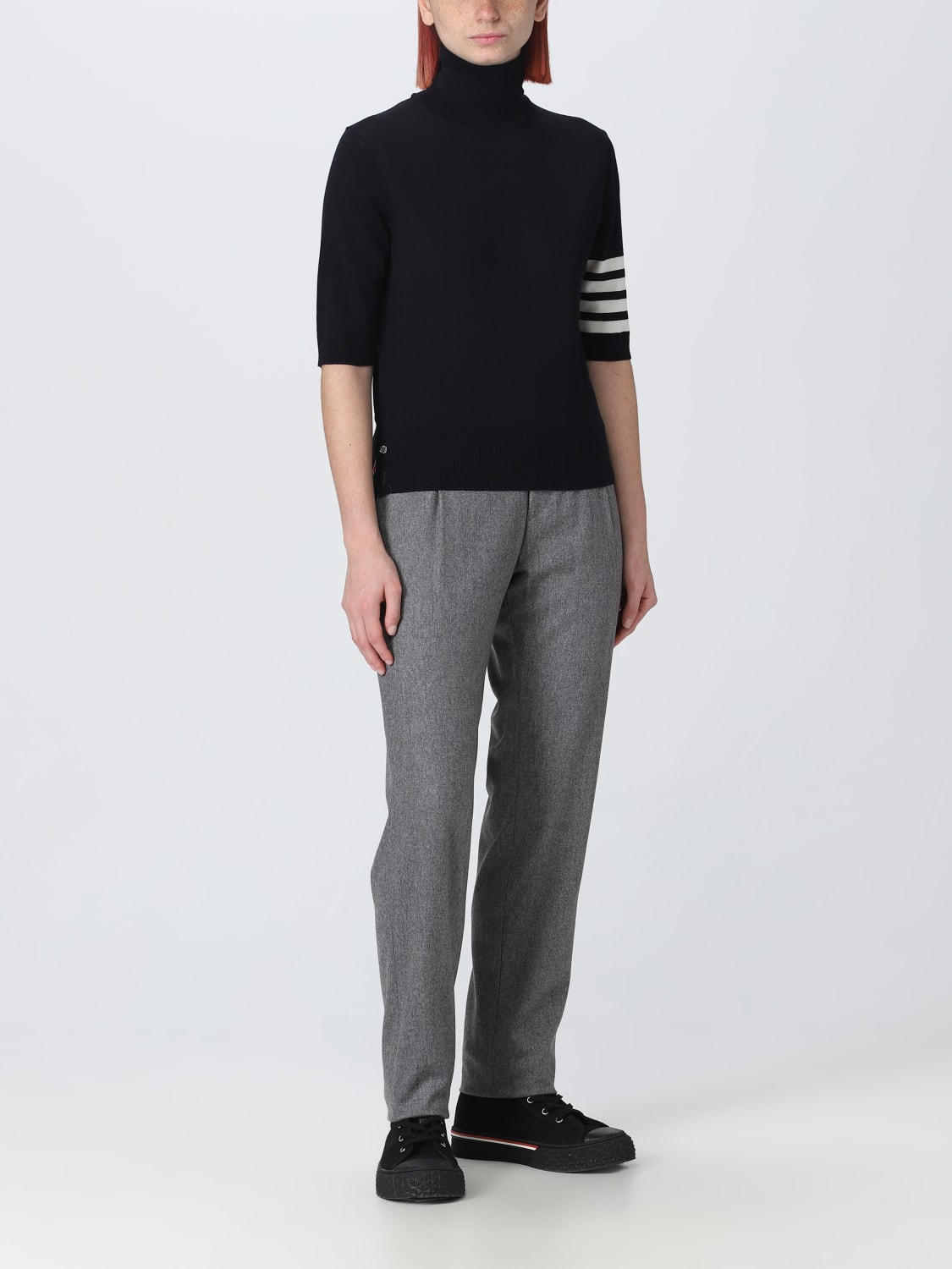 THOM BROWNE JERSEY: Jersey mujer Thom Browne, Azul Oscuro - Img 2