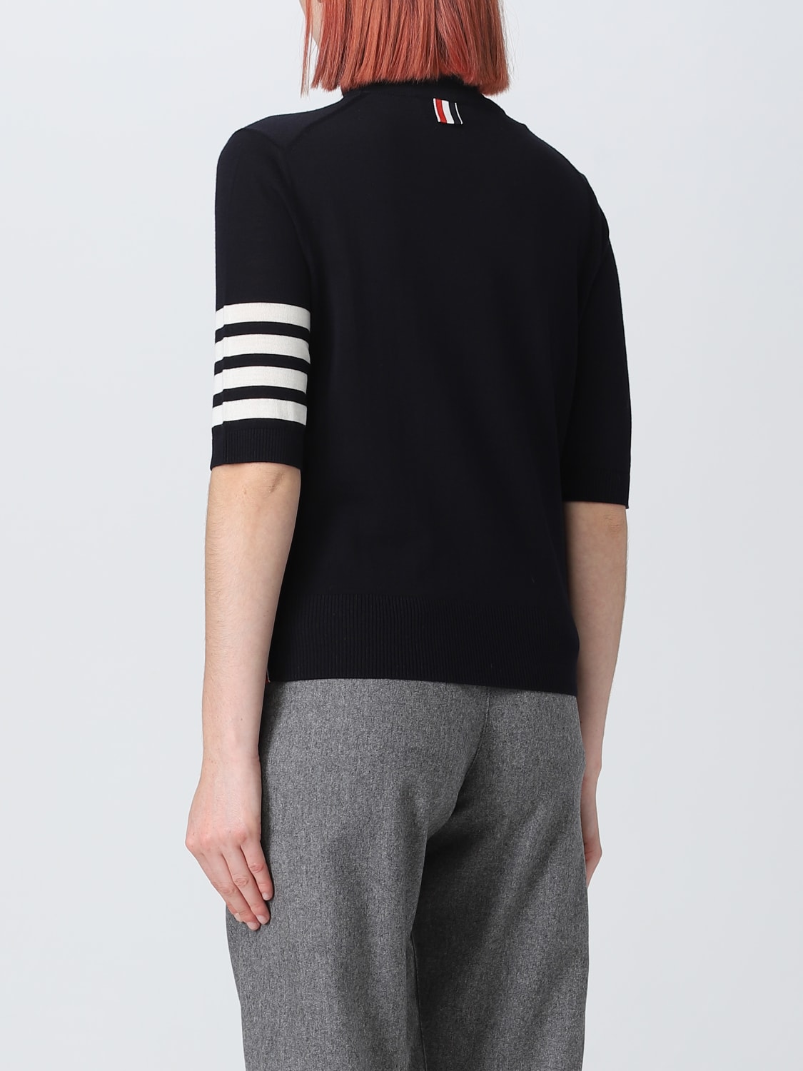 THOM BROWNE JERSEY: Jersey mujer Thom Browne, Azul Oscuro - Img 3