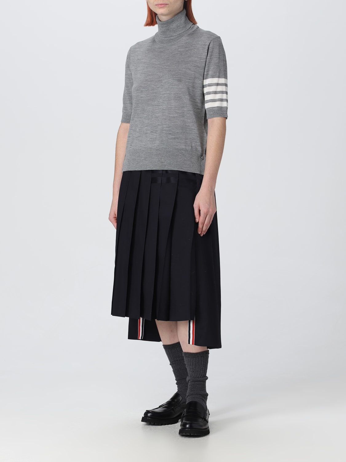 THOM BROWNE JERSEY: Jersey mujer Thom Browne, Gris - Img 2