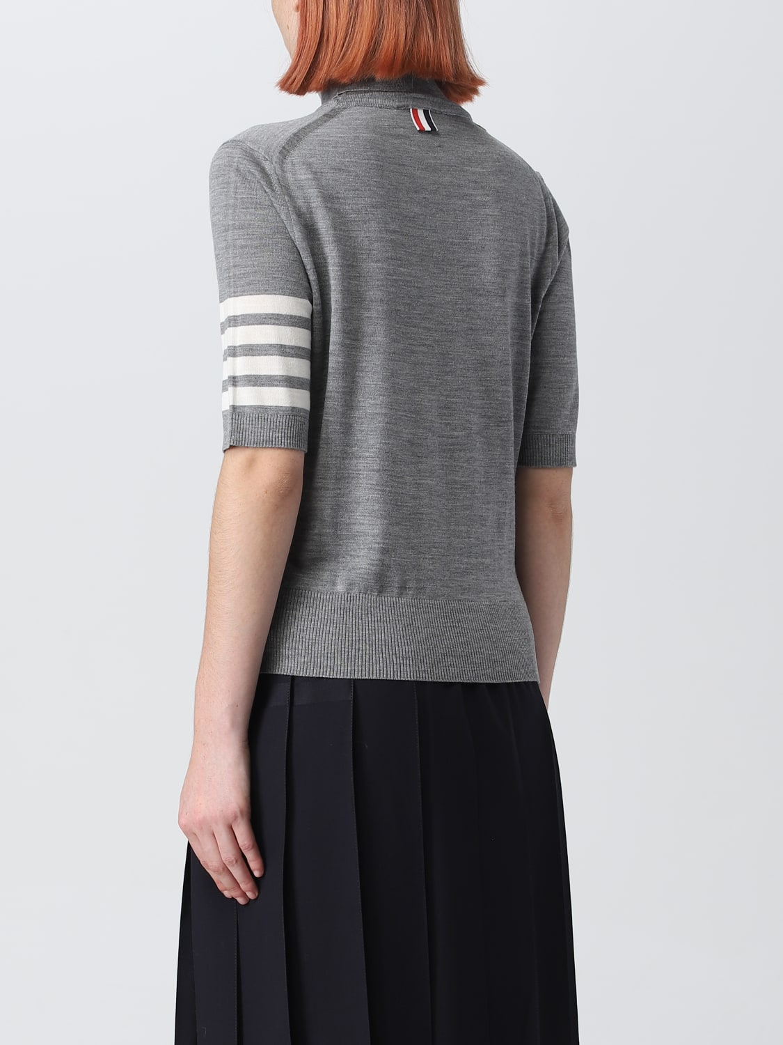THOM BROWNE JERSEY: Jersey mujer Thom Browne, Gris - Img 3