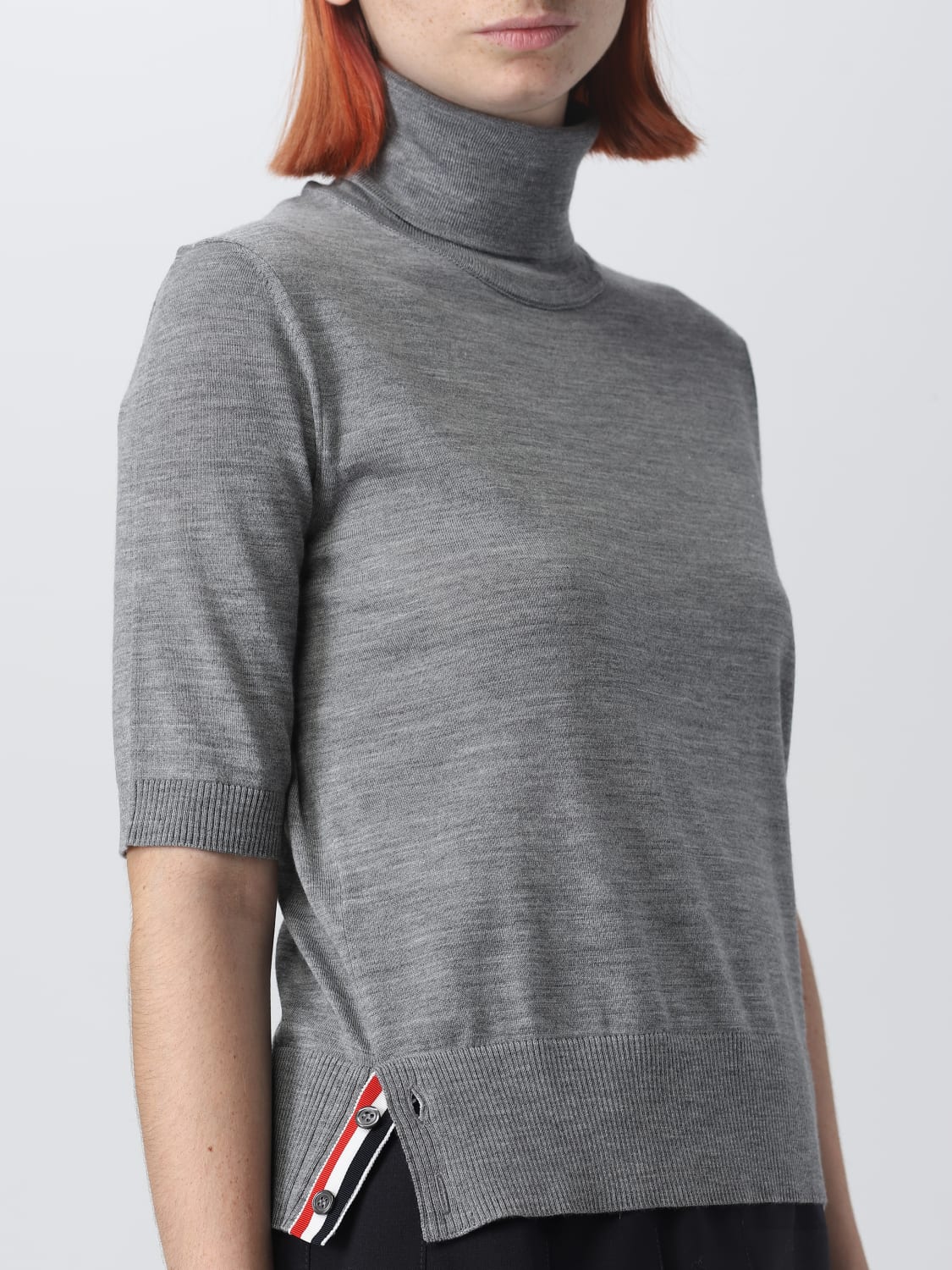 THOM BROWNE JERSEY: Jersey mujer Thom Browne, Gris - Img 5