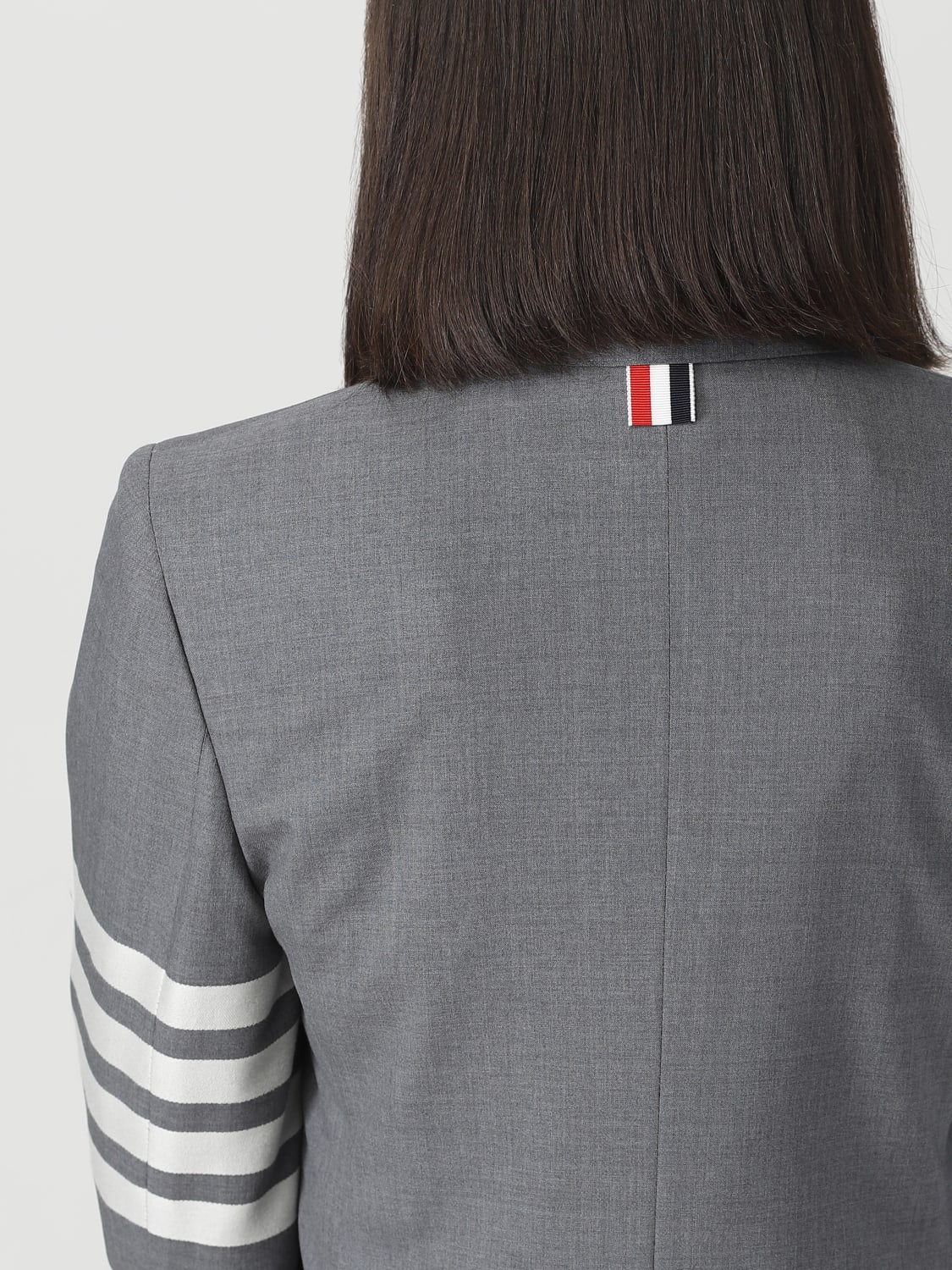 THOM BROWNE VESTE: Blazer femme Thom Browne, Gris - Img 5