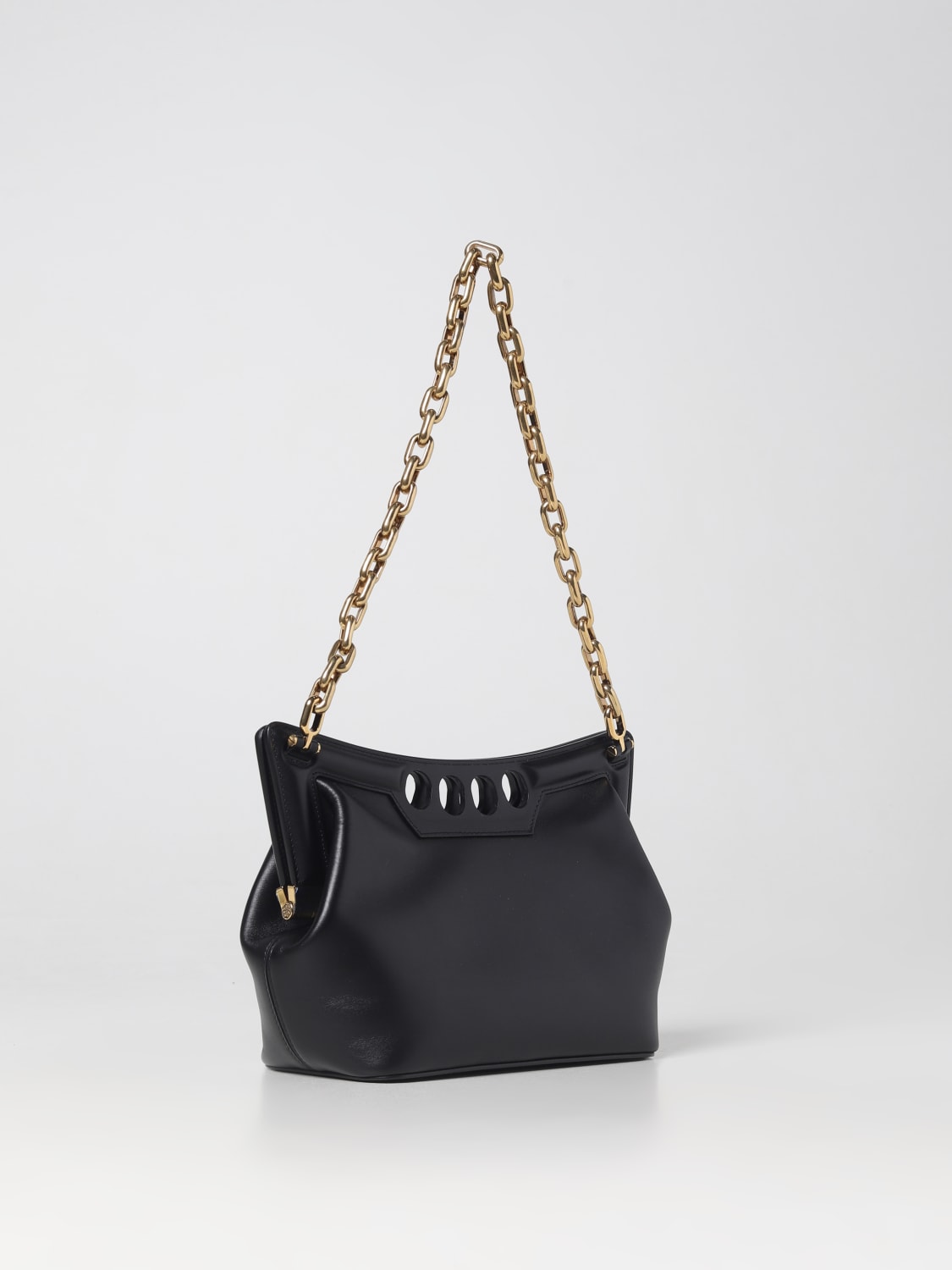 ショルダーバッグ・ポシェット ALEXANDER MCQUEEN Women Shoulder Bags 757375 1BLE2 1000 Blac Women's McQueen T-Bar Sling Shoulder Bag in Black | McQueen US