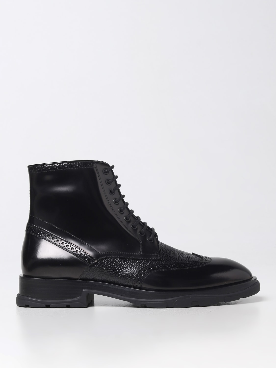 Alexander McQueenアウトレット：シューズ メンズ - ブラック | GIGLIO.COMオンラインのAlexander McQueen  ブーツ 750389WIDW1