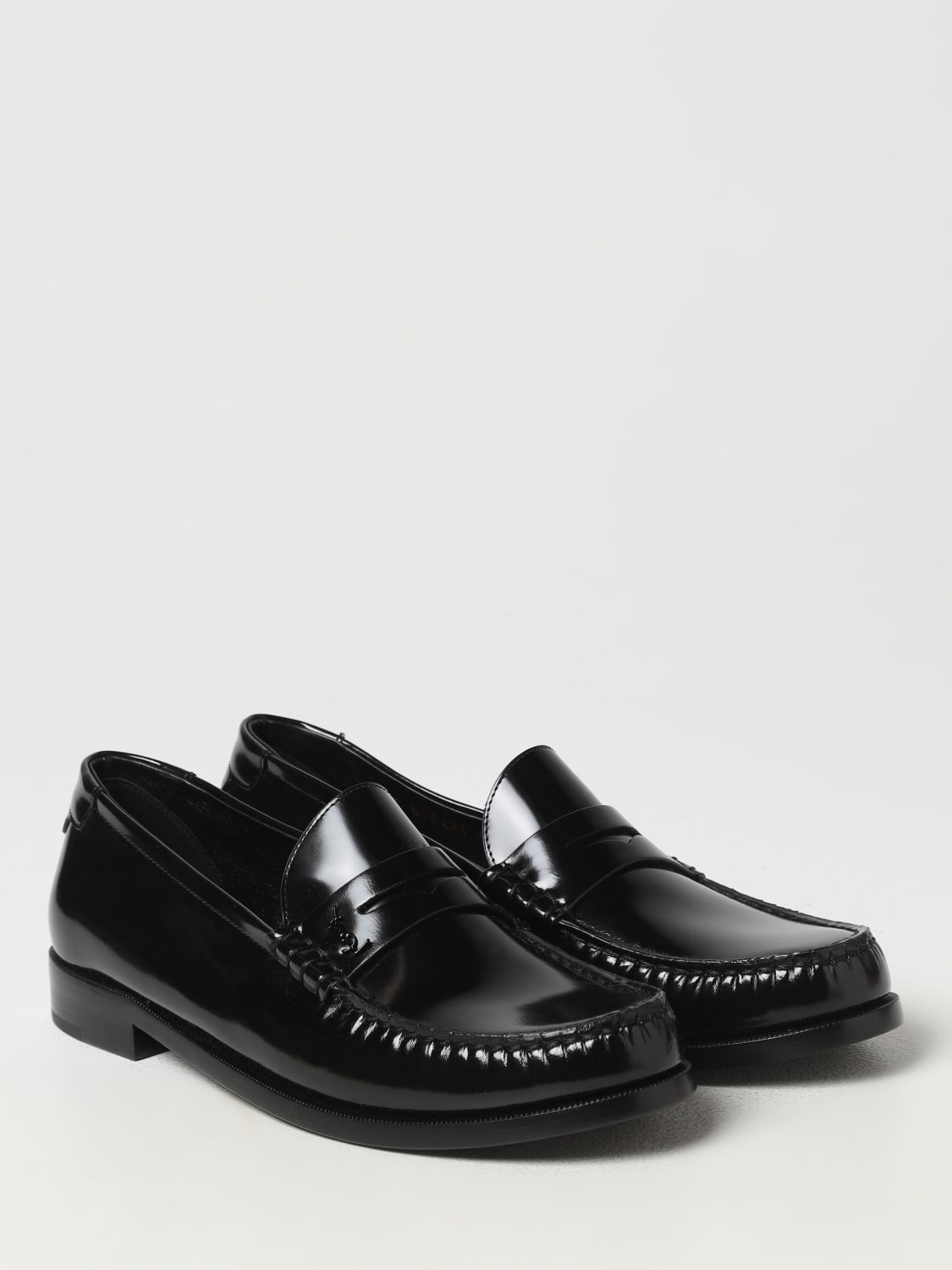 SAINT LAURENT MOKASSINS: Sneakers herren Saint Laurent, Schwarz - Img 2