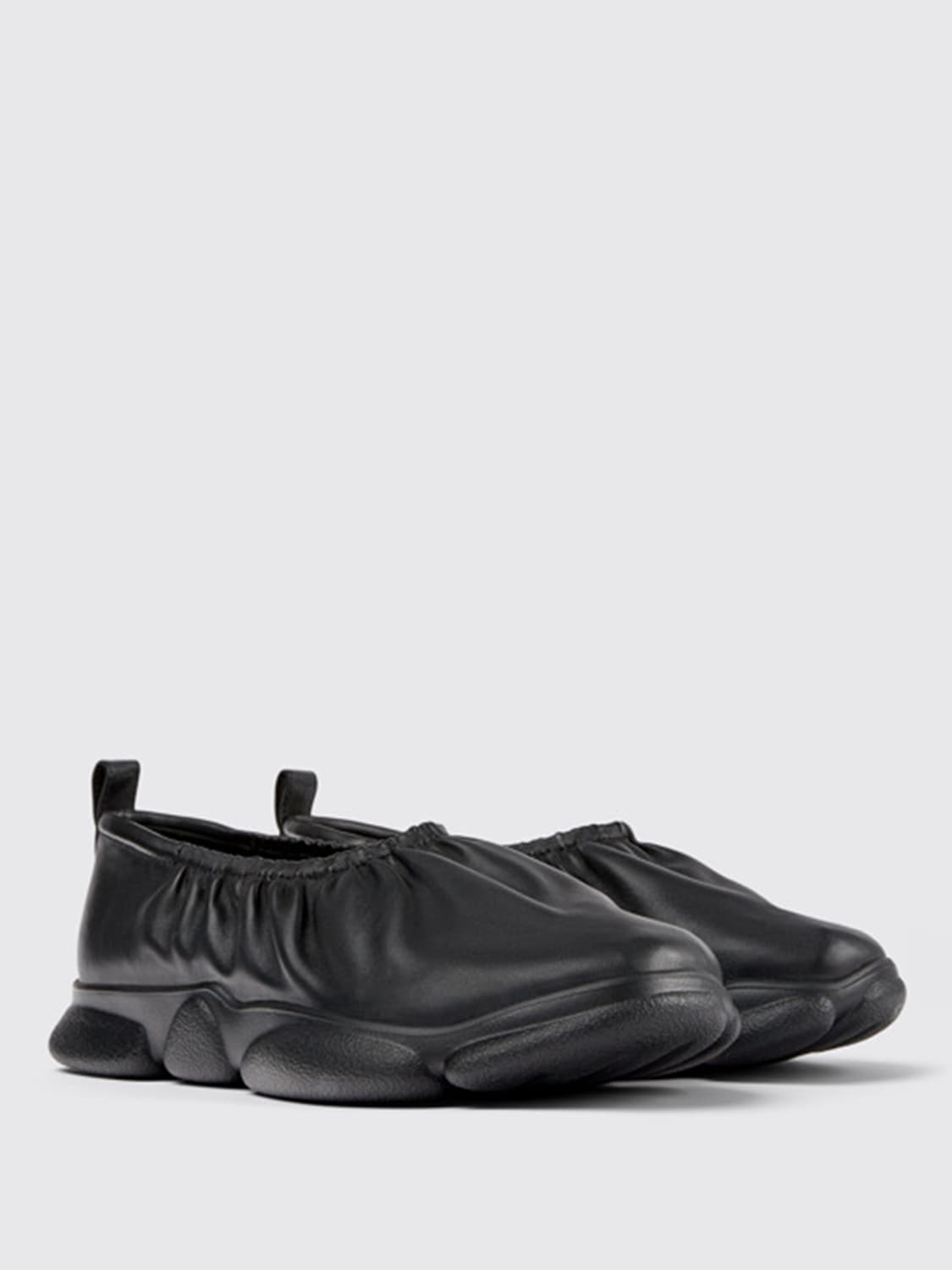 CAMPER SNEAKERS: Camper Karst shoes in leather, Black - Img 2