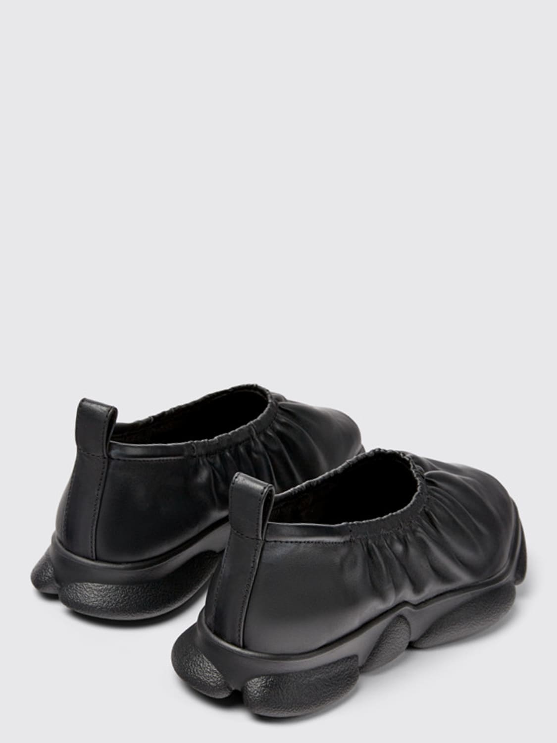 CAMPER SNEAKERS: Camper Karst shoes in leather, Black - Img 4