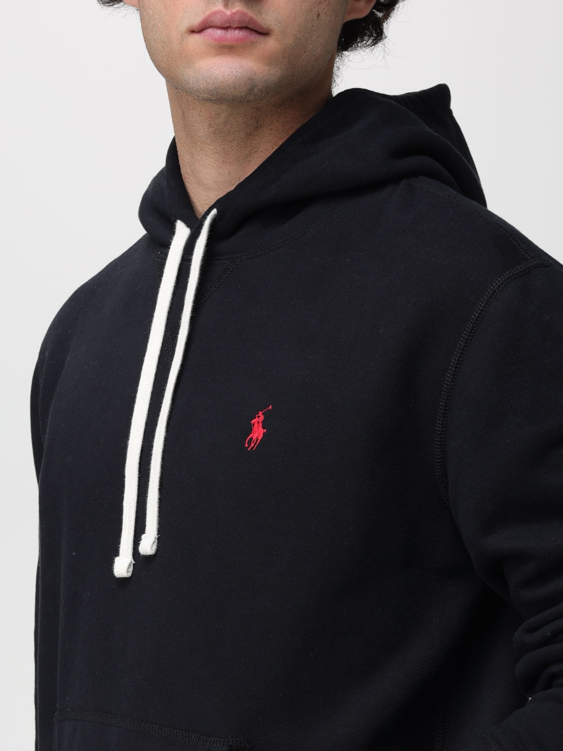 POLO RALPH LAUREN SWEATSHIRT: Sweater men Polo Ralph Lauren, Black - Img 3