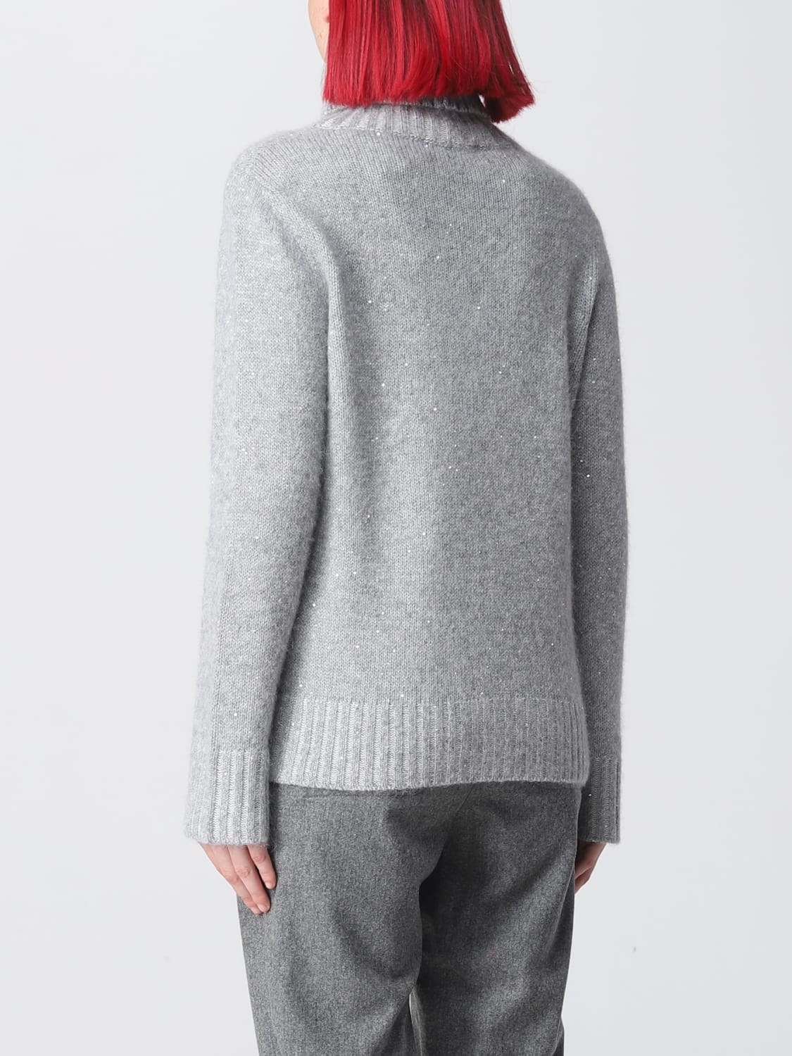 FABIANA FILIPPI PULL: Pull femme Fabiana Filippi, Gris - Img 2