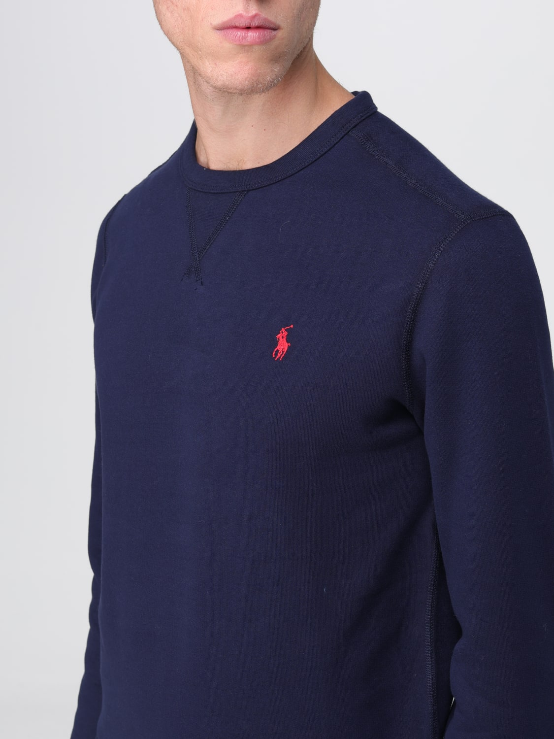 POLO RALPH LAUREN SUDADERA: Jersey hombre Polo Ralph Lauren, Azul Oscuro - Img 3