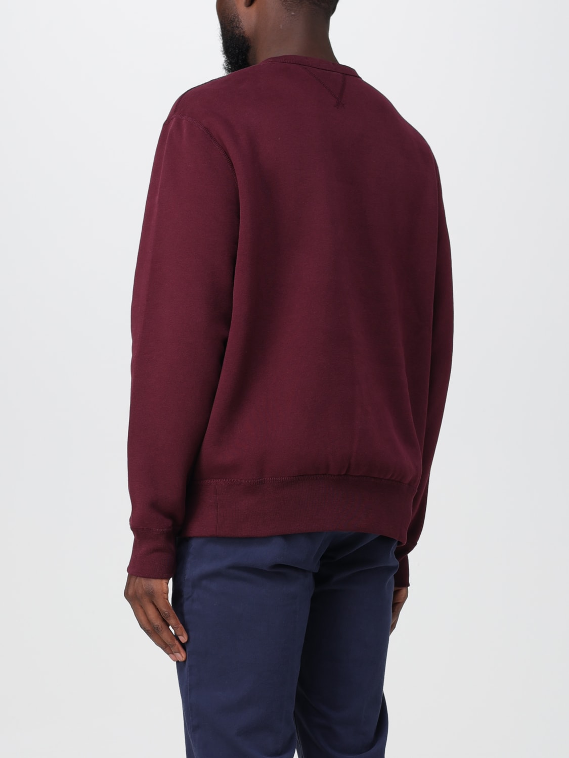 POLO RALPH LAUREN SUDADERA: Jersey hombre Polo Ralph Lauren, Granate - Img 2