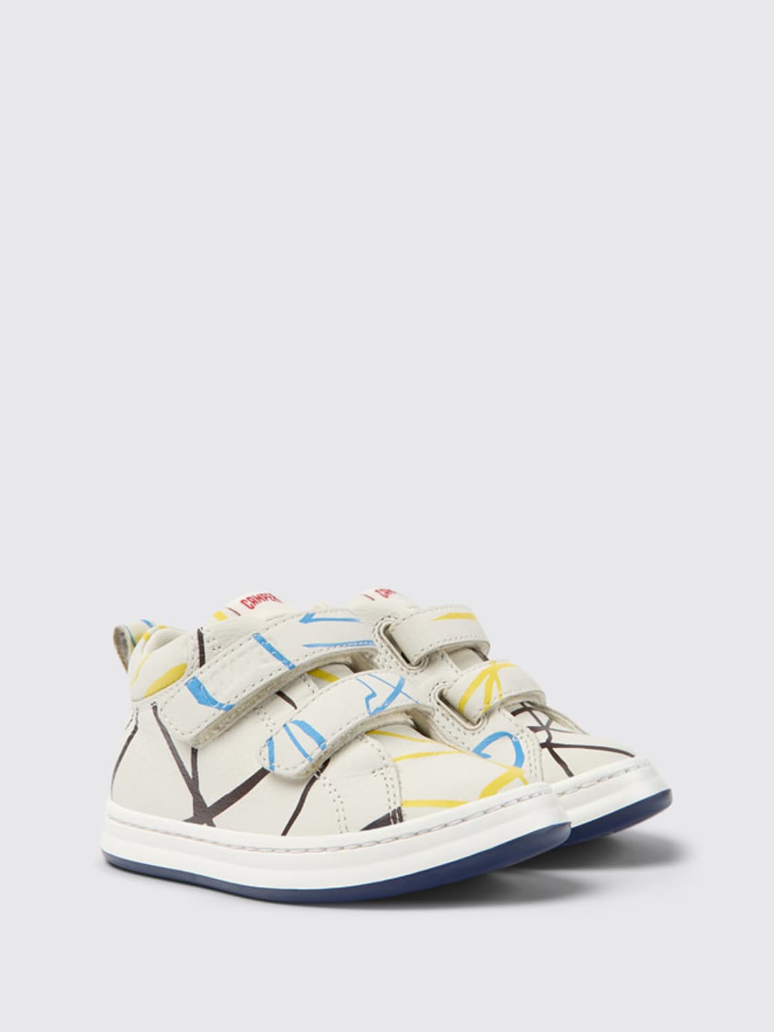 CAMPER SNEAKERS: Camper Twins sneakers in leather, Multicolor - Img 2