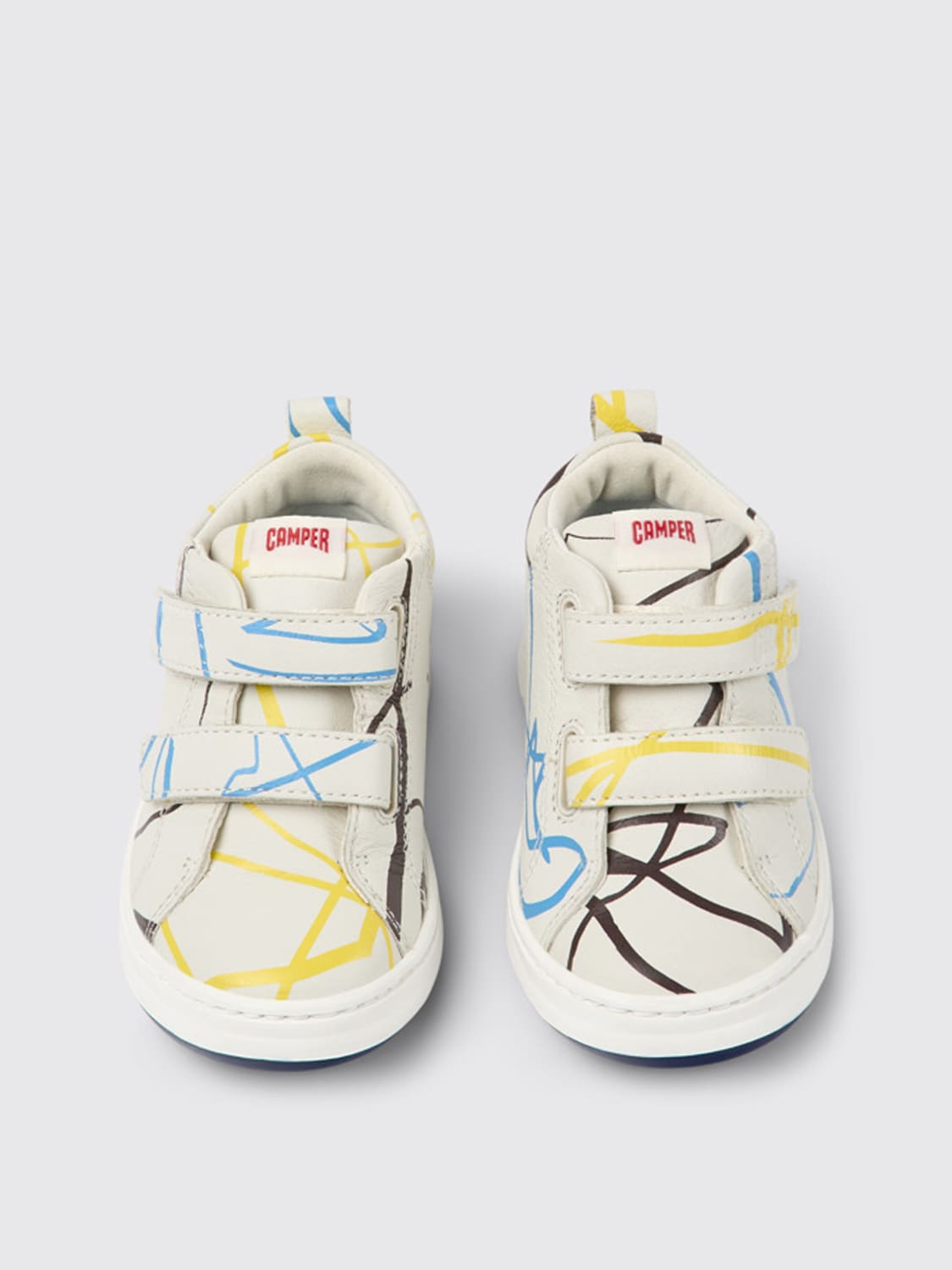 CAMPER SNEAKERS: Camper Twins sneakers in leather, Multicolor - Img 3