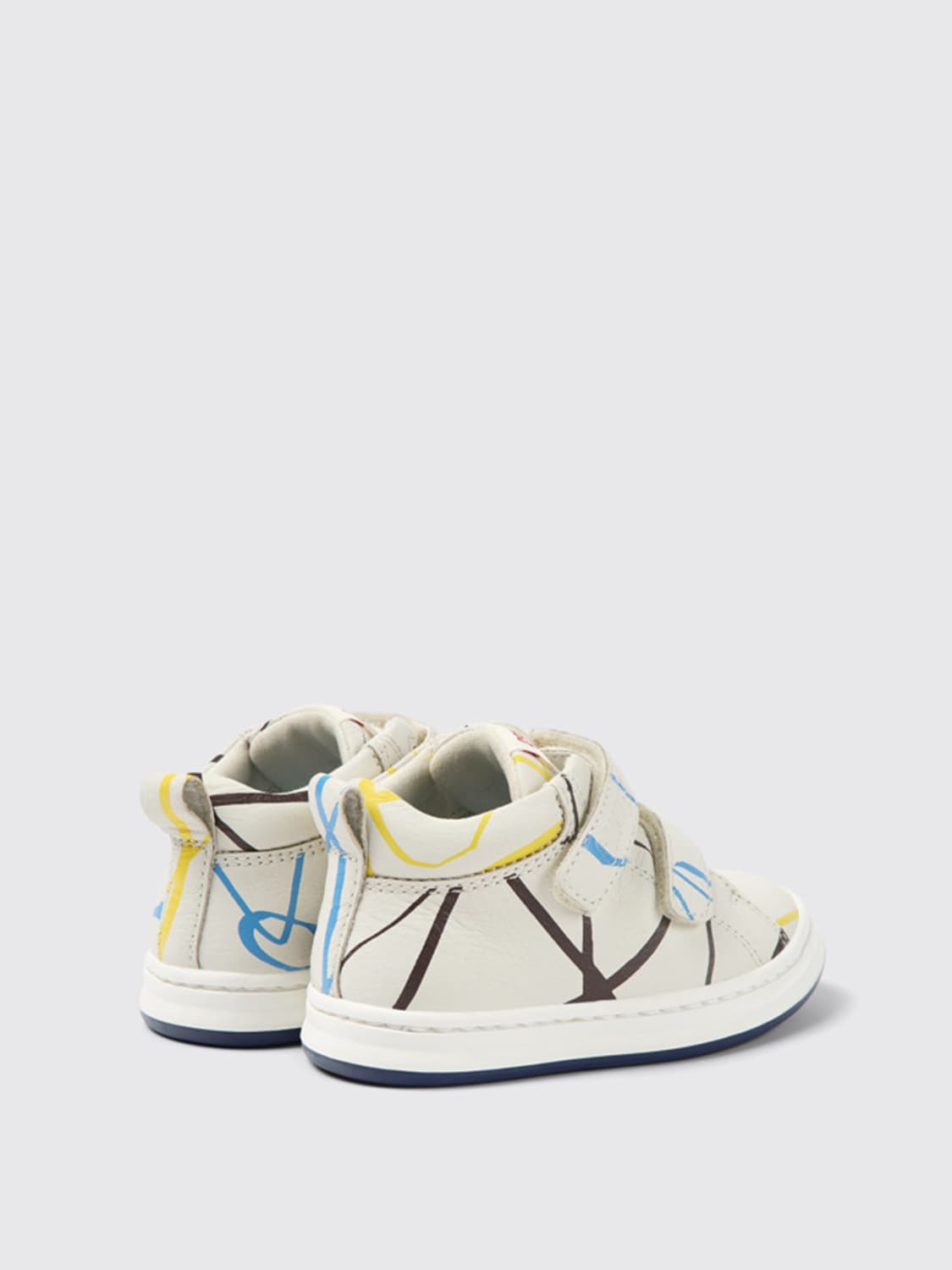 CAMPER SNEAKERS: Camper Twins sneakers in leather, Multicolor - Img 4