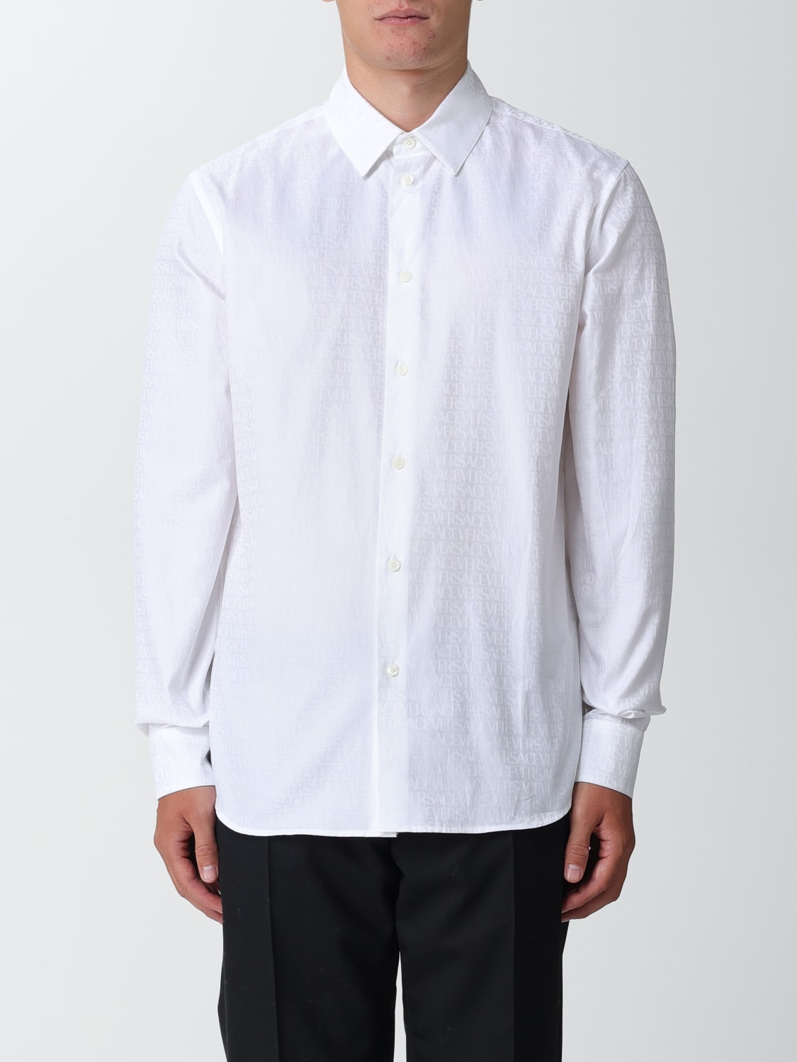 Chemise blanche versace homme sale