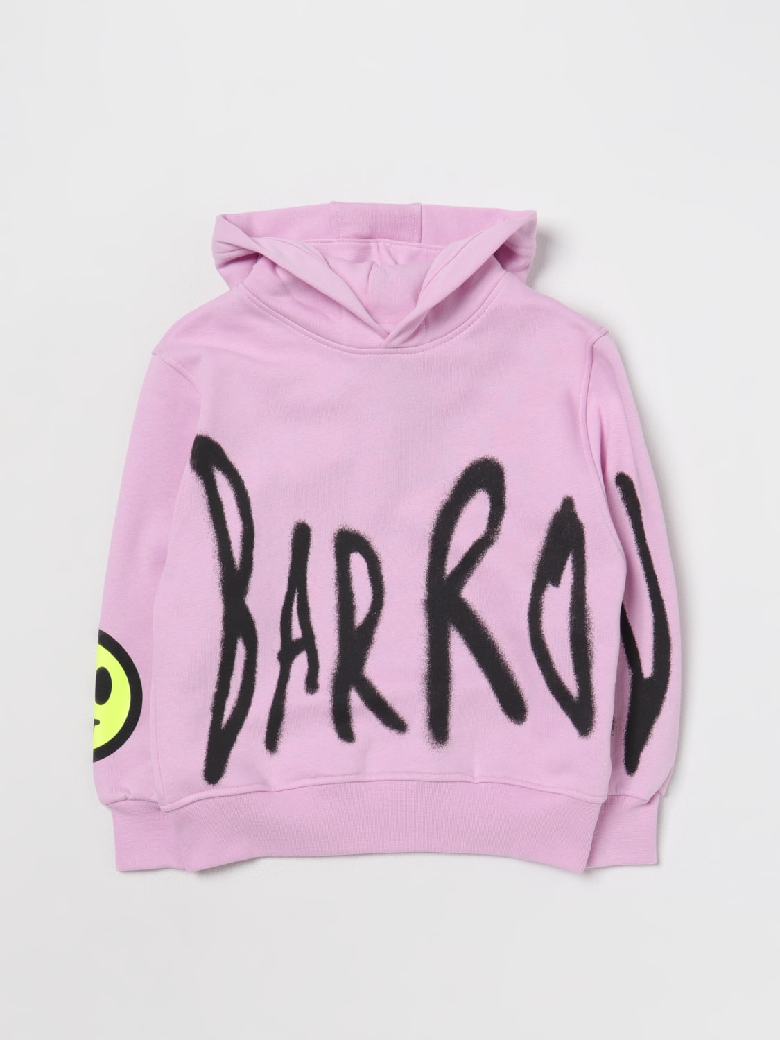 Barrow kids logo-print hoodie - Pink