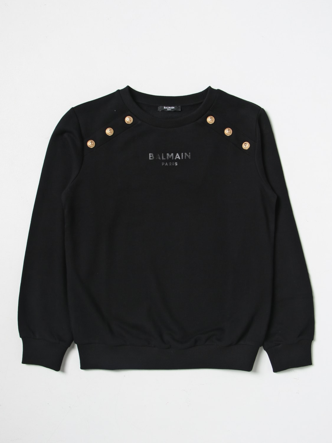 BALMAIN PULL: Pull enfant Balmain Kids, Noir - Img 1