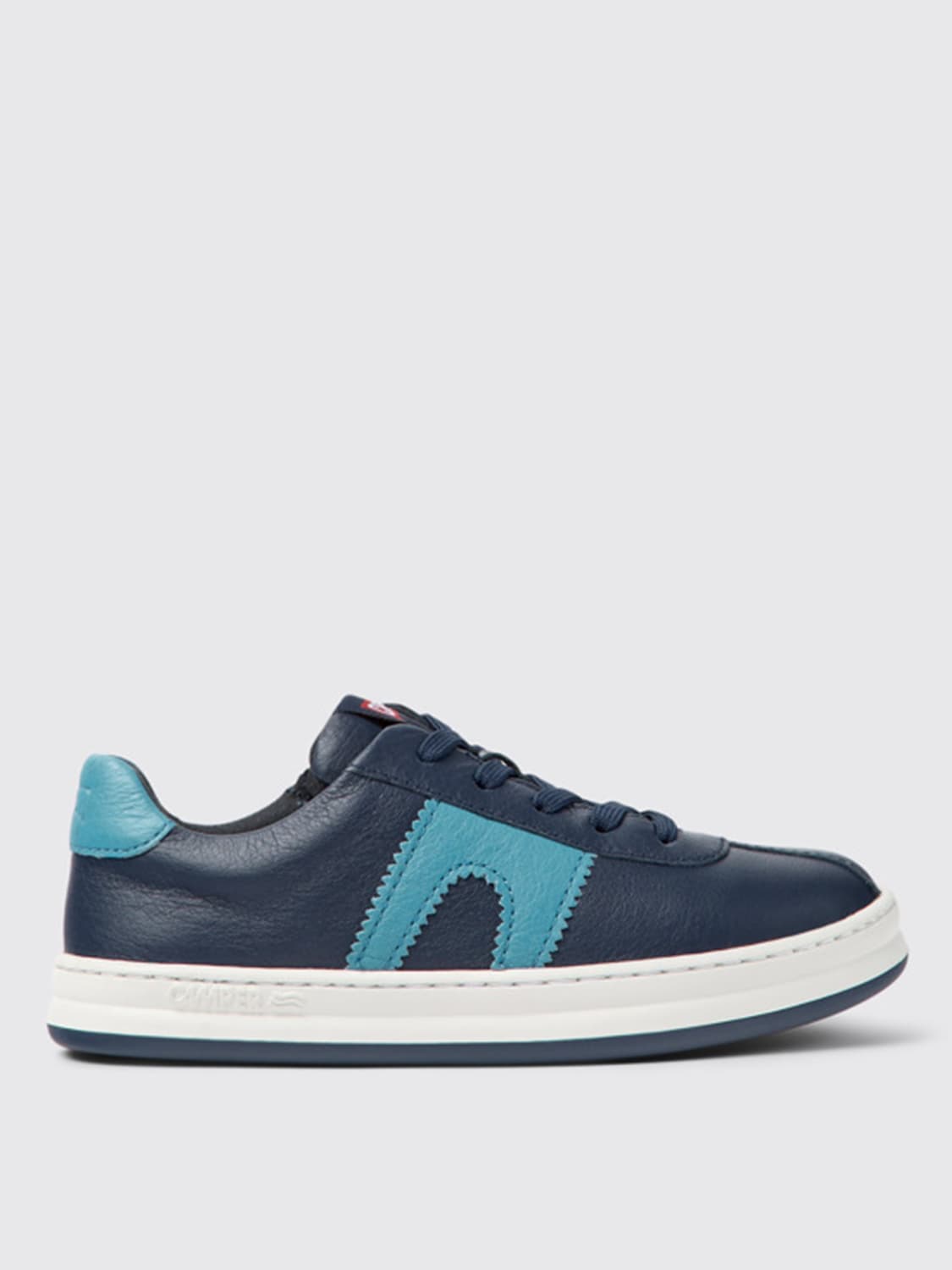 CAMPER SNEAKERS: Camper Runner sneakers in leather, Blue - Img 1