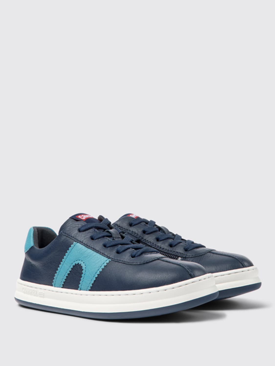 CAMPER SNEAKERS: Camper Runner sneakers in leather, Blue - Img 2