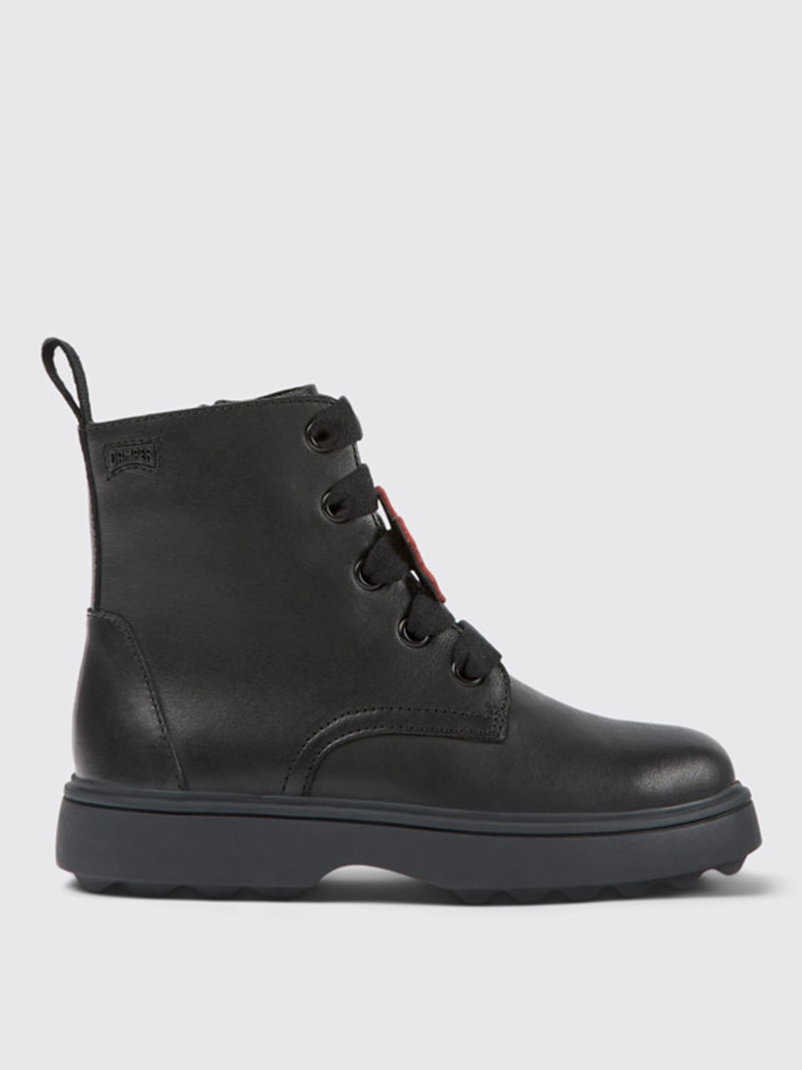 CAMPER SHOES: Camper Twins leather ankle boots, Black - Img 1