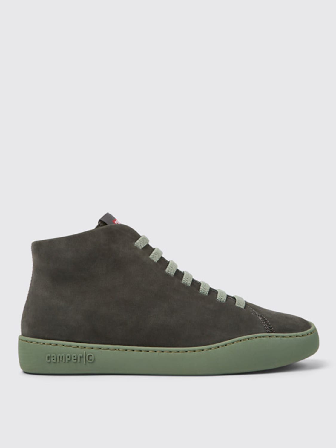 CAMPER Peu Touring sneakers in suede Grey Camper sneakers K400422 017 PEU TOURING online at GIGLIO.COM