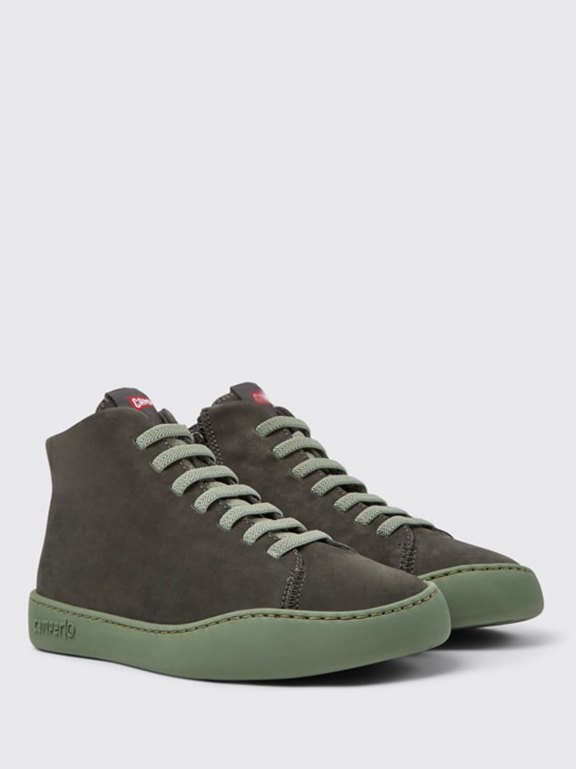スニーカー CAMPER Woman Sneakers Grey K400422-017 PEU TOURING 0 Camper Outlet: Peu Touring sneakers in suede - Grey | Camper