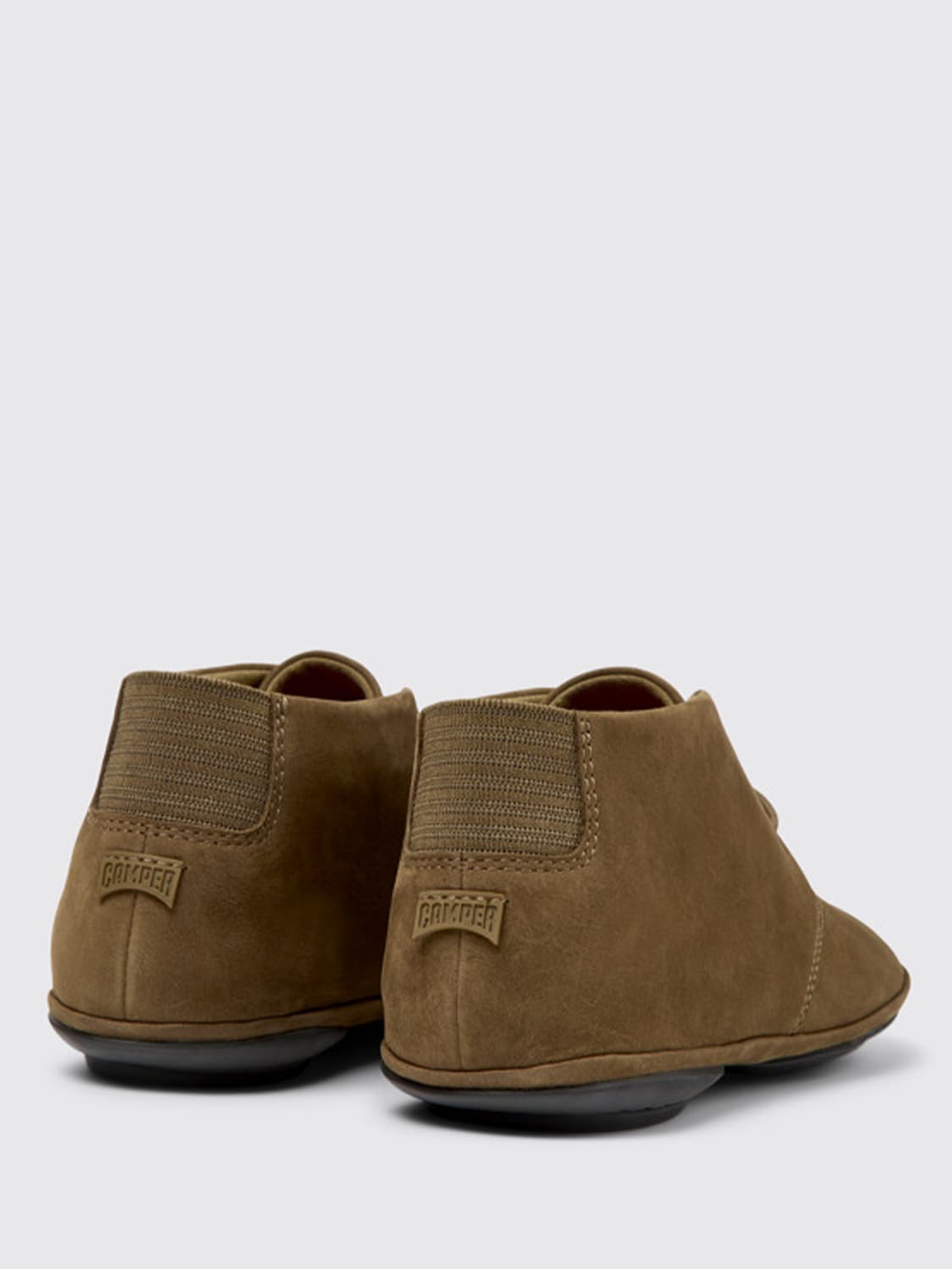 CAMPER Right ankle boots in nubuck Brown Camper oxford shoes K400221 034 RIGHT online at GIGLIO.COM